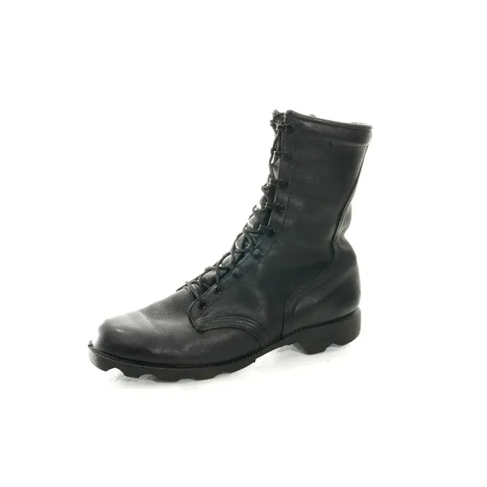 Vintage VTG Military Combat Boots 90s Y2K Black Leather Men's Sz 10.5R